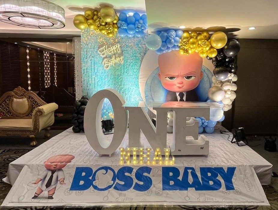 Incredible Bossbaby Theme Decoration