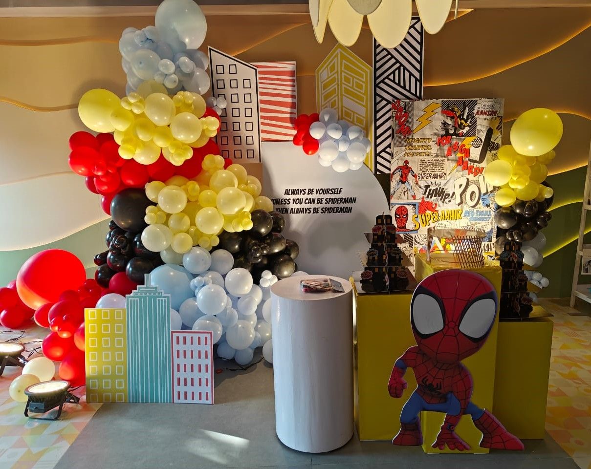 Amazing Spiderman Theme Birthday Decoration