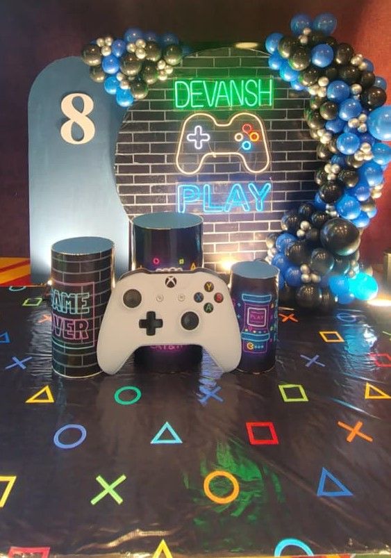 Brick Wall Arcade Birthday Bash