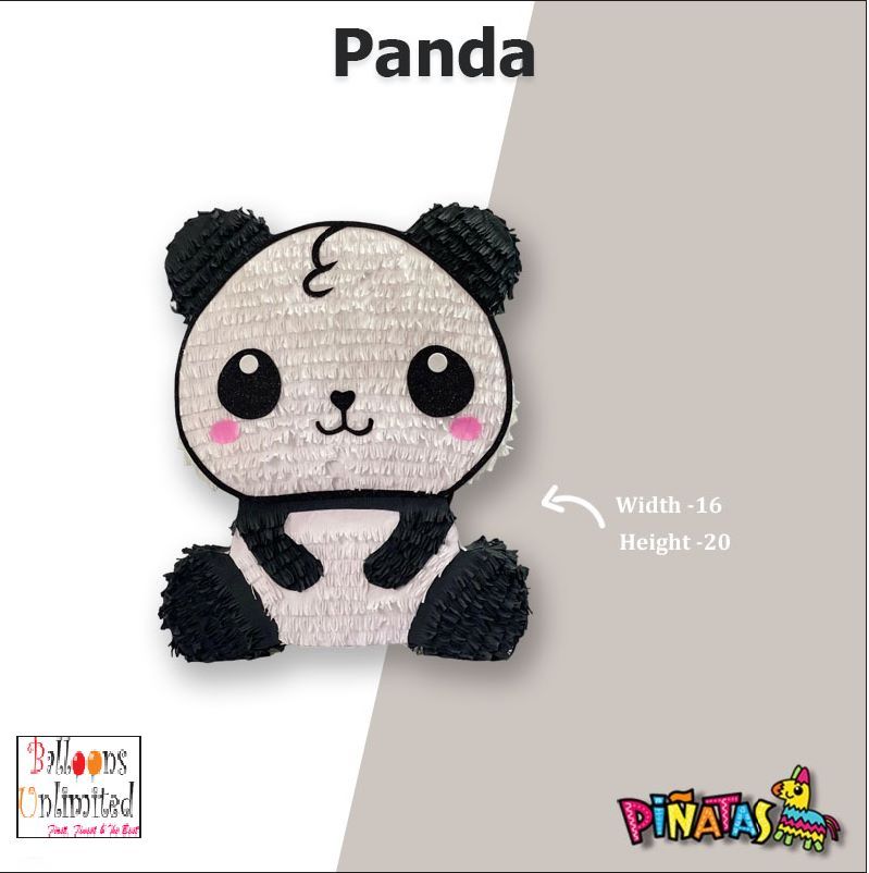 Birthday panda piñata party