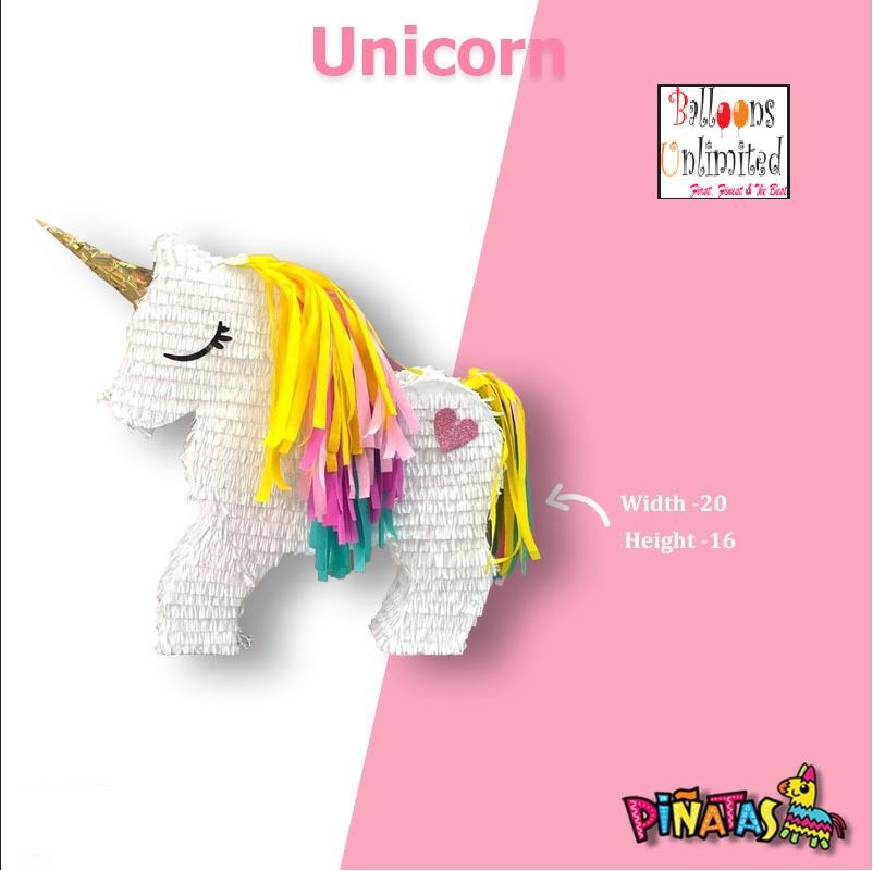 Birthday unicorn piñata party"