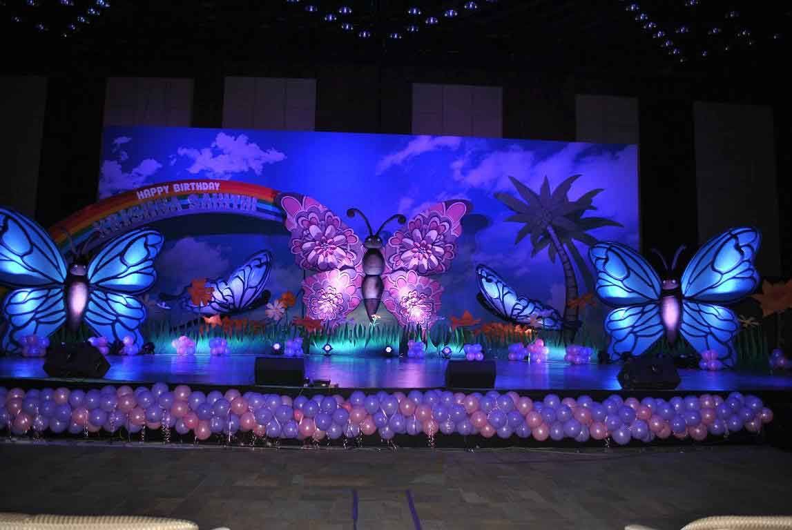 Butterfly 3D Theme Decoration Service in parities