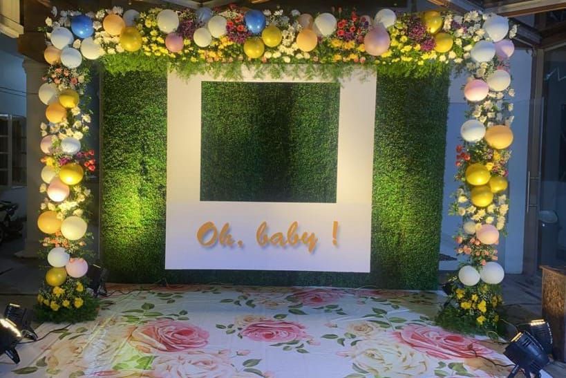 simple baby shower decoration