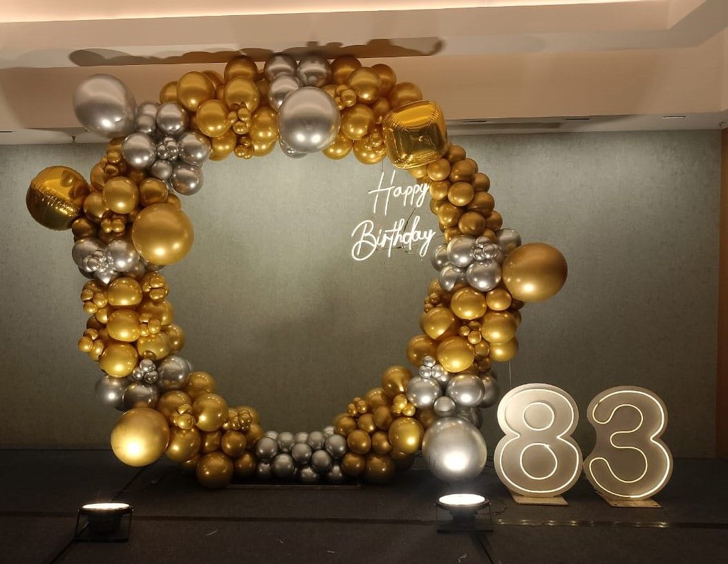 Opulent 83rd Birthday Decoration
