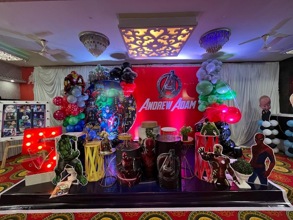 Avengers theme party decoration