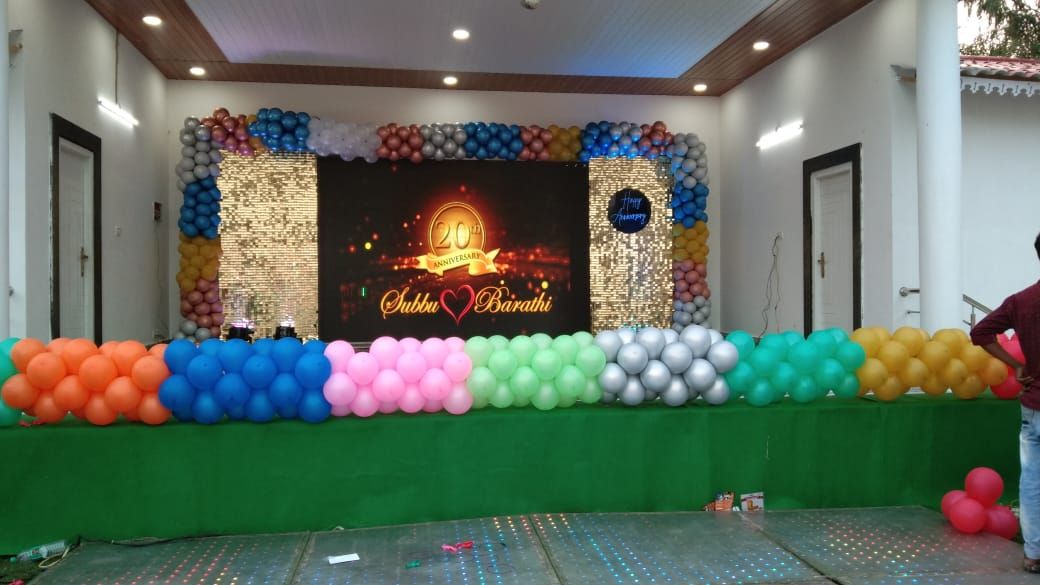 anniversary balloon decoration