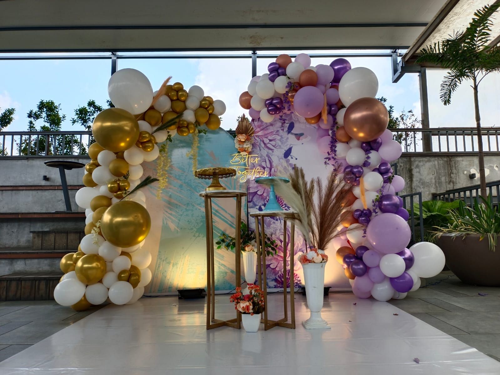 Better Together party decorations