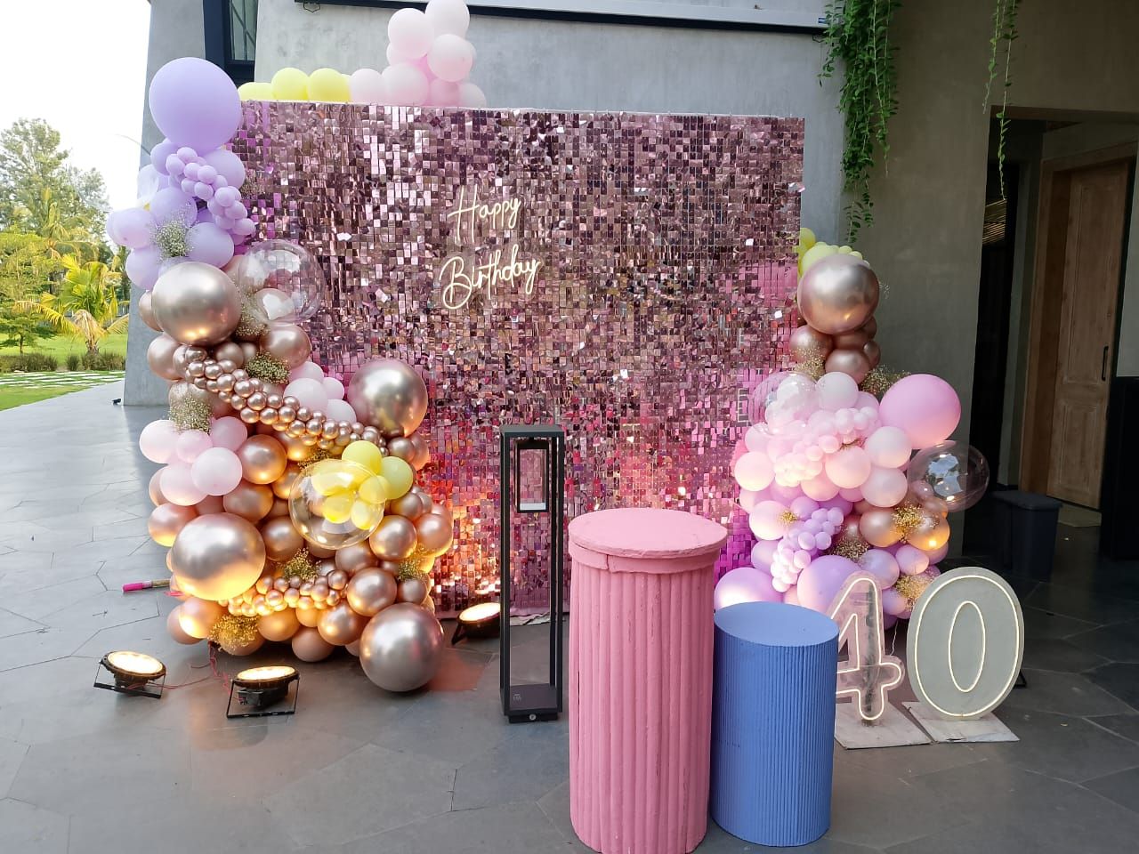 Iridescent Birthday Decoration