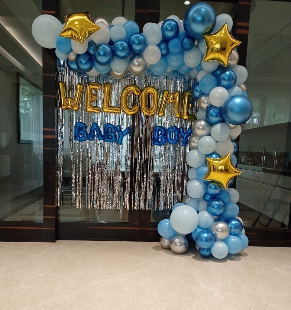 Blue-tiful Baby Shower Decoration