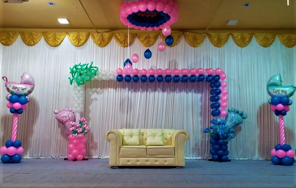 Cloth backdropwith Organic Arch & Columns with foils