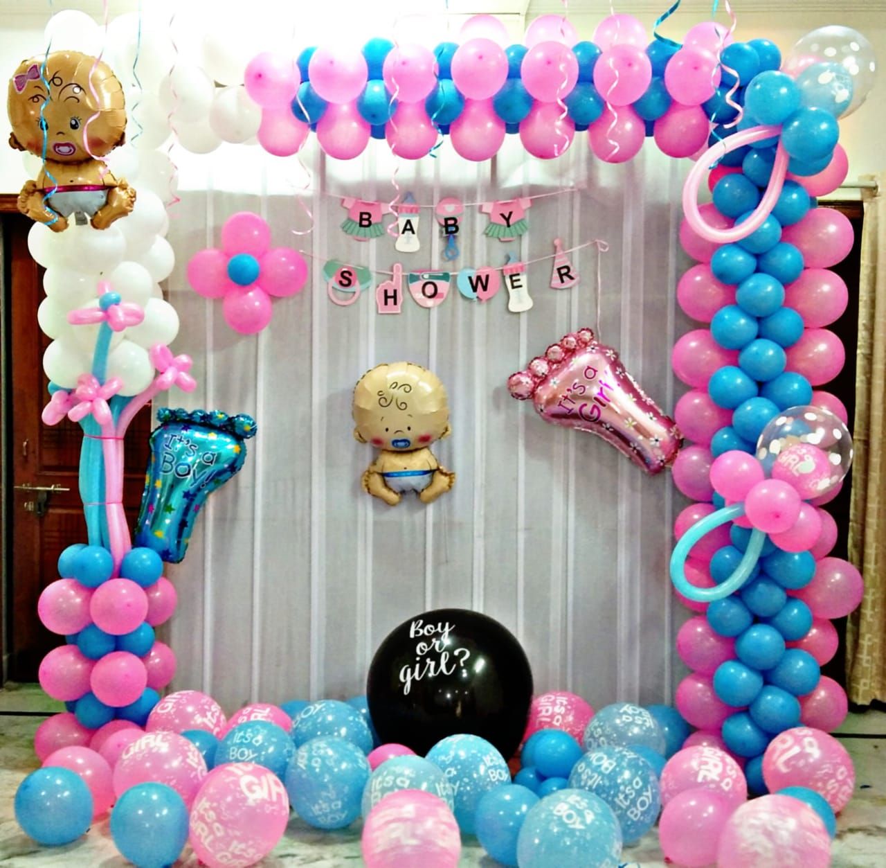 Baby shower party decoration