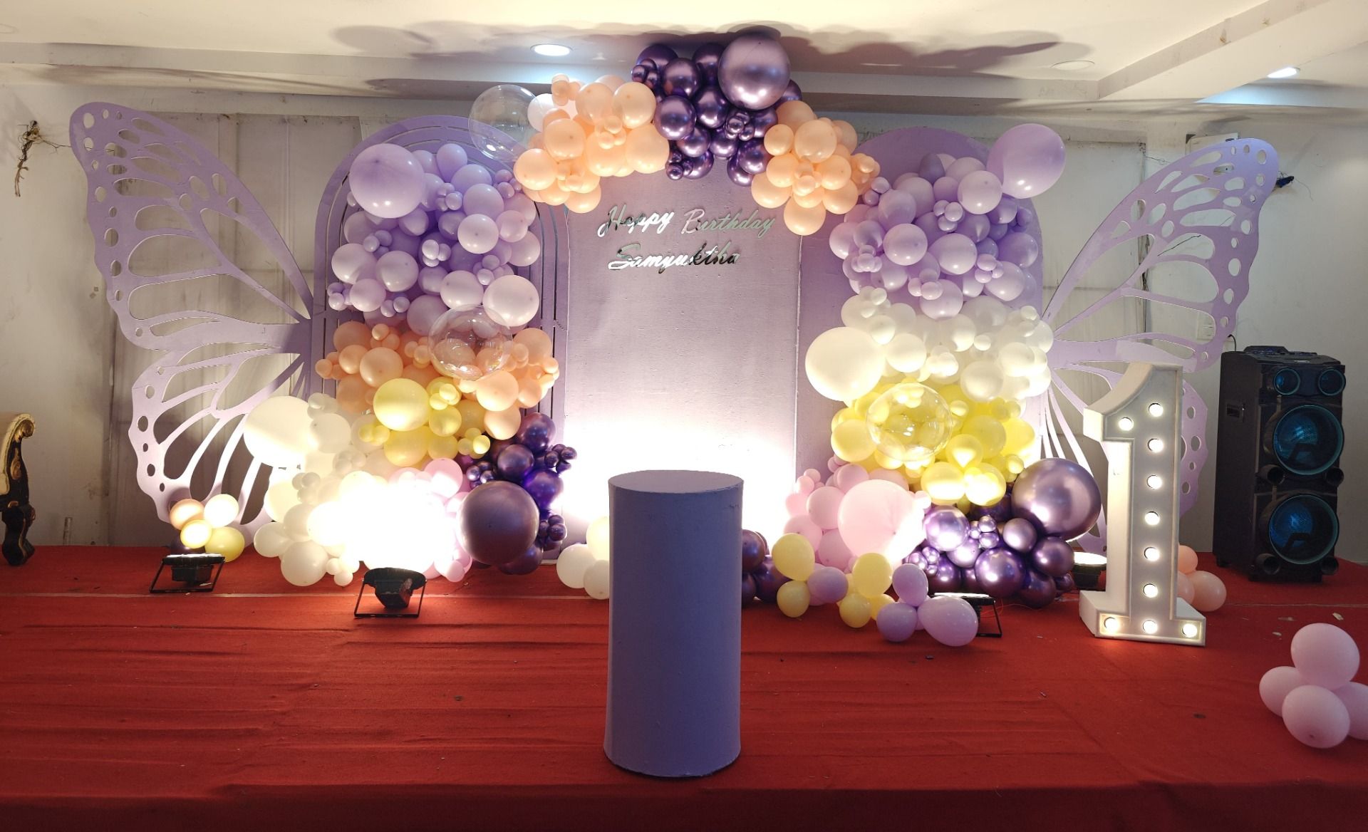 Beautiful Butterfly-themed birthday decoration
