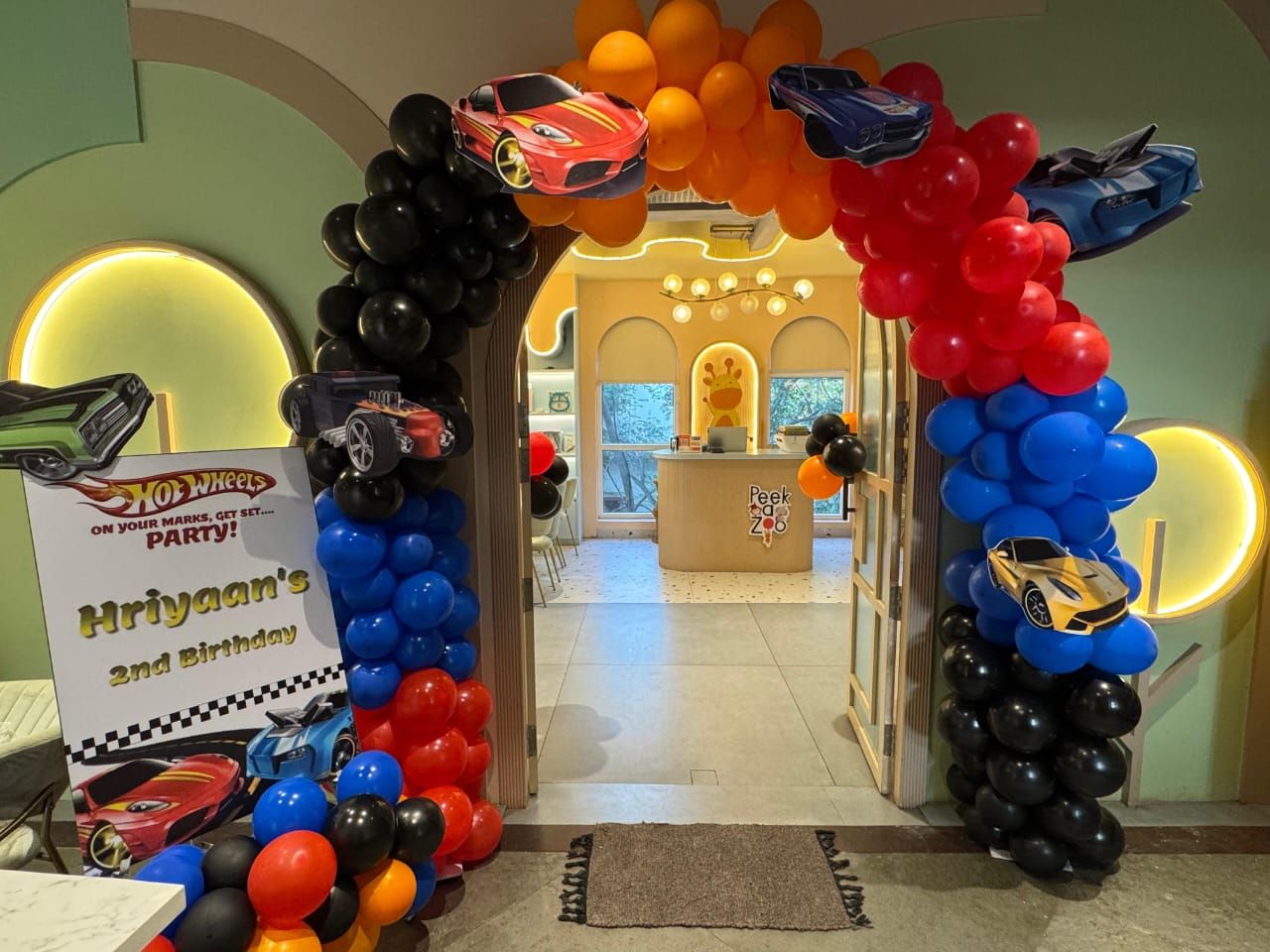 Hot Wheels Racing Adventure Birthday Setup