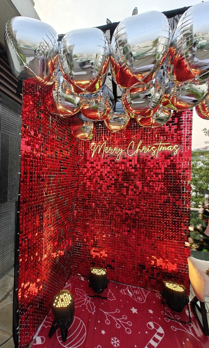 Sparkling Christmas Season Backdrop