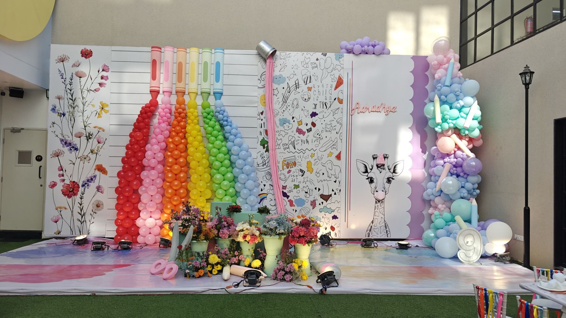 Artistic Animal Party Setup