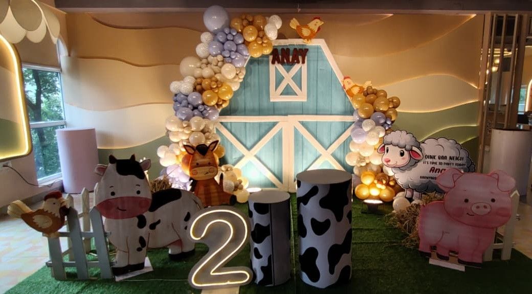 Farmyard Frolics setup