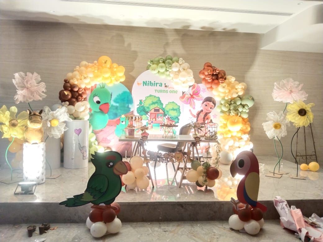Vibrant Nature Wonderland Birthday Decor
