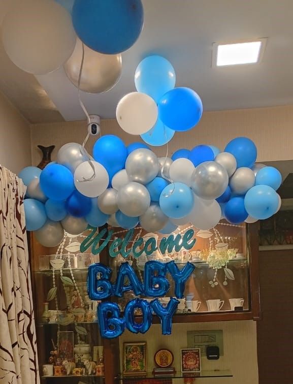 Baby Boy's Celestial Greeting