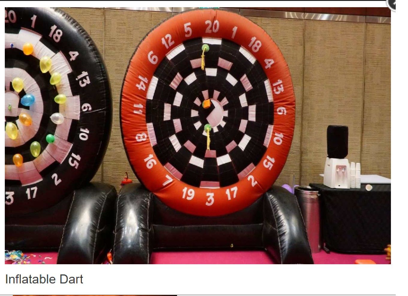 Inflatable Dart Service in parities