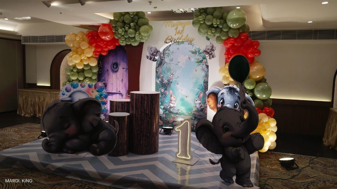Magical Elephant Parade Setup