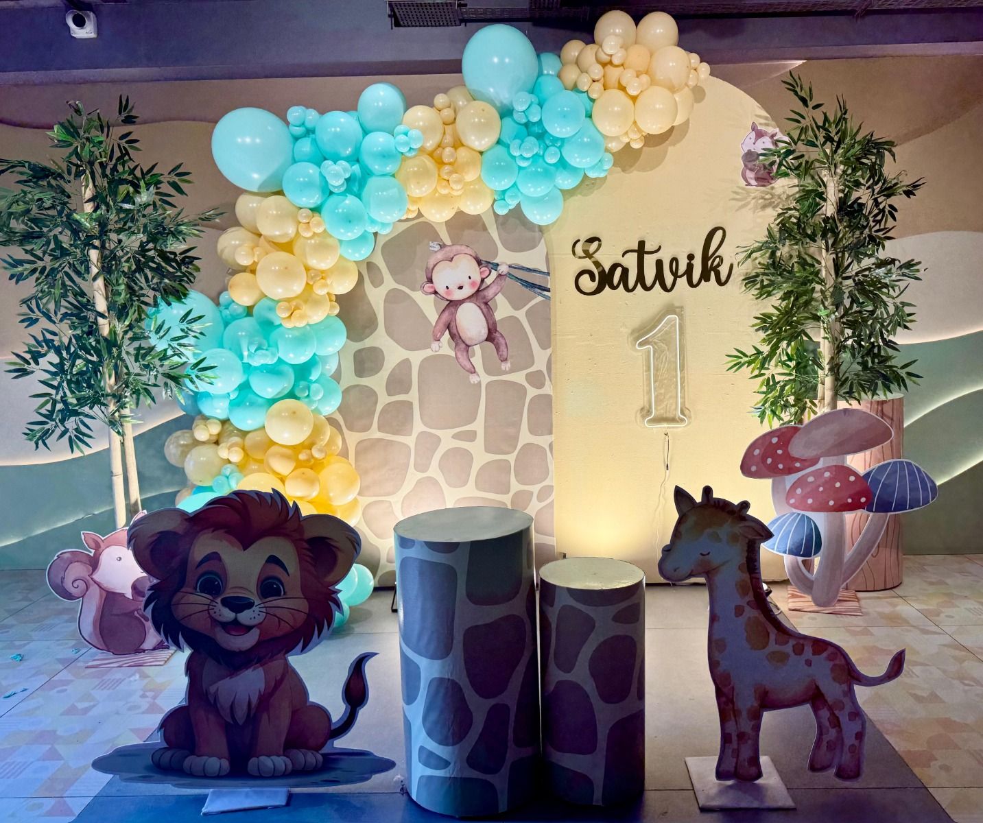 Wild One Safari Birthday Celebration