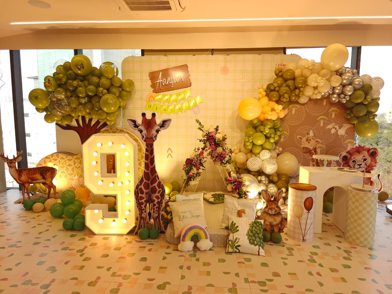 Safari Sparkle Birthday Theme Setup