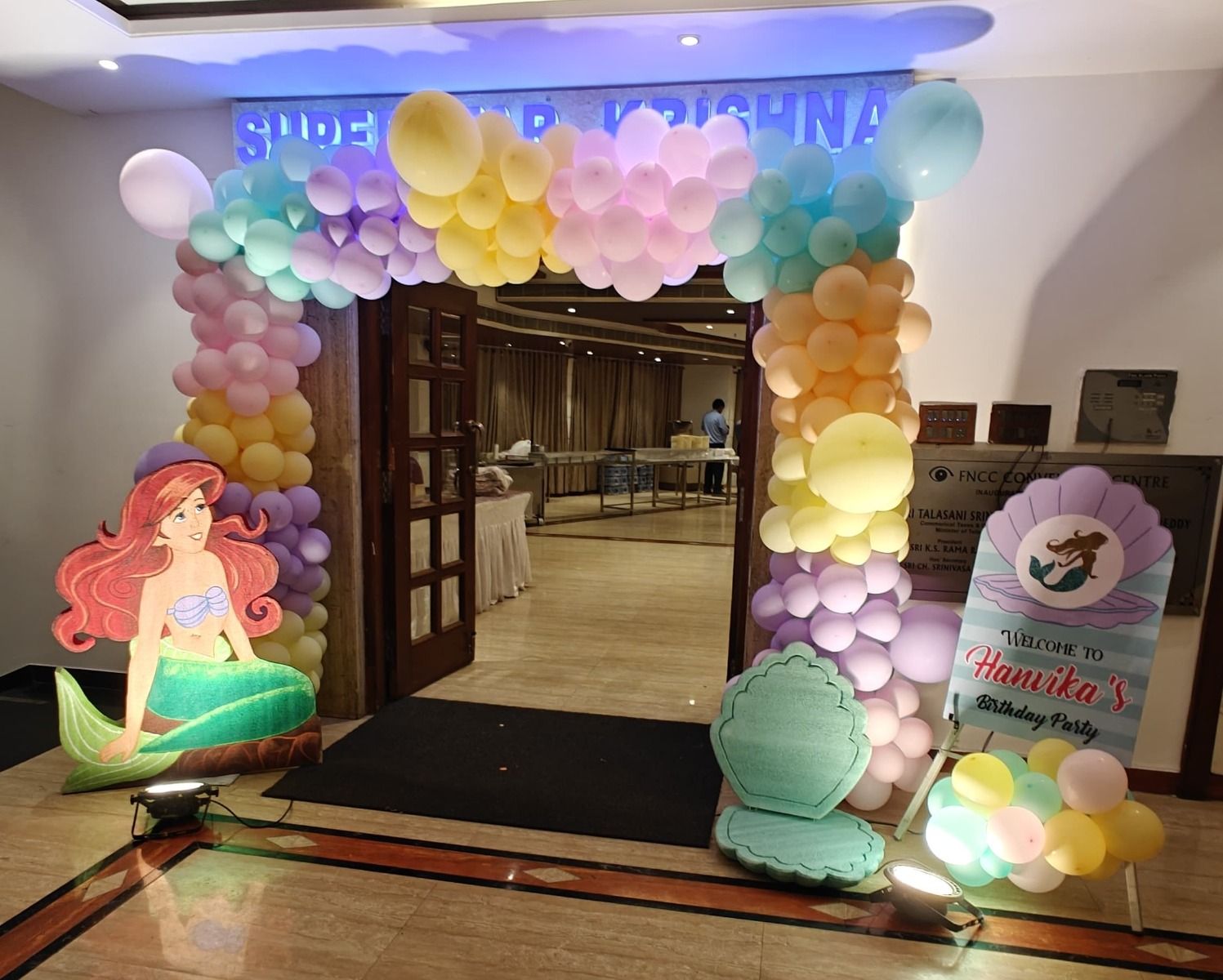 Ravishing Mermaid Theme Birthday Decoration