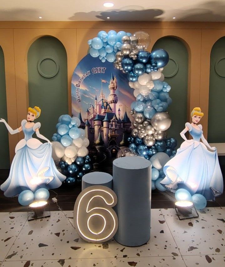 Cinderella Themed Birthday Decoration