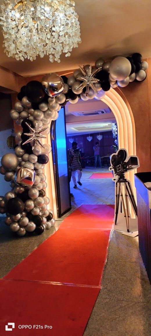 Spectacular Red Carpet Birthday Decoration