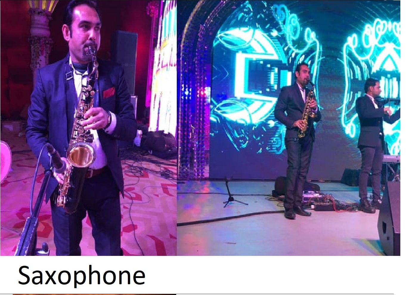 Saxophone Player Service in parities
