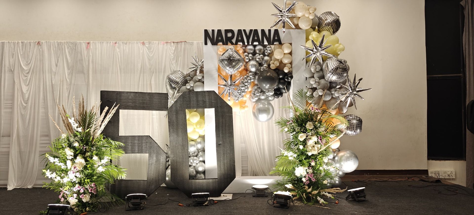Modern Metallic Birthday Celebration