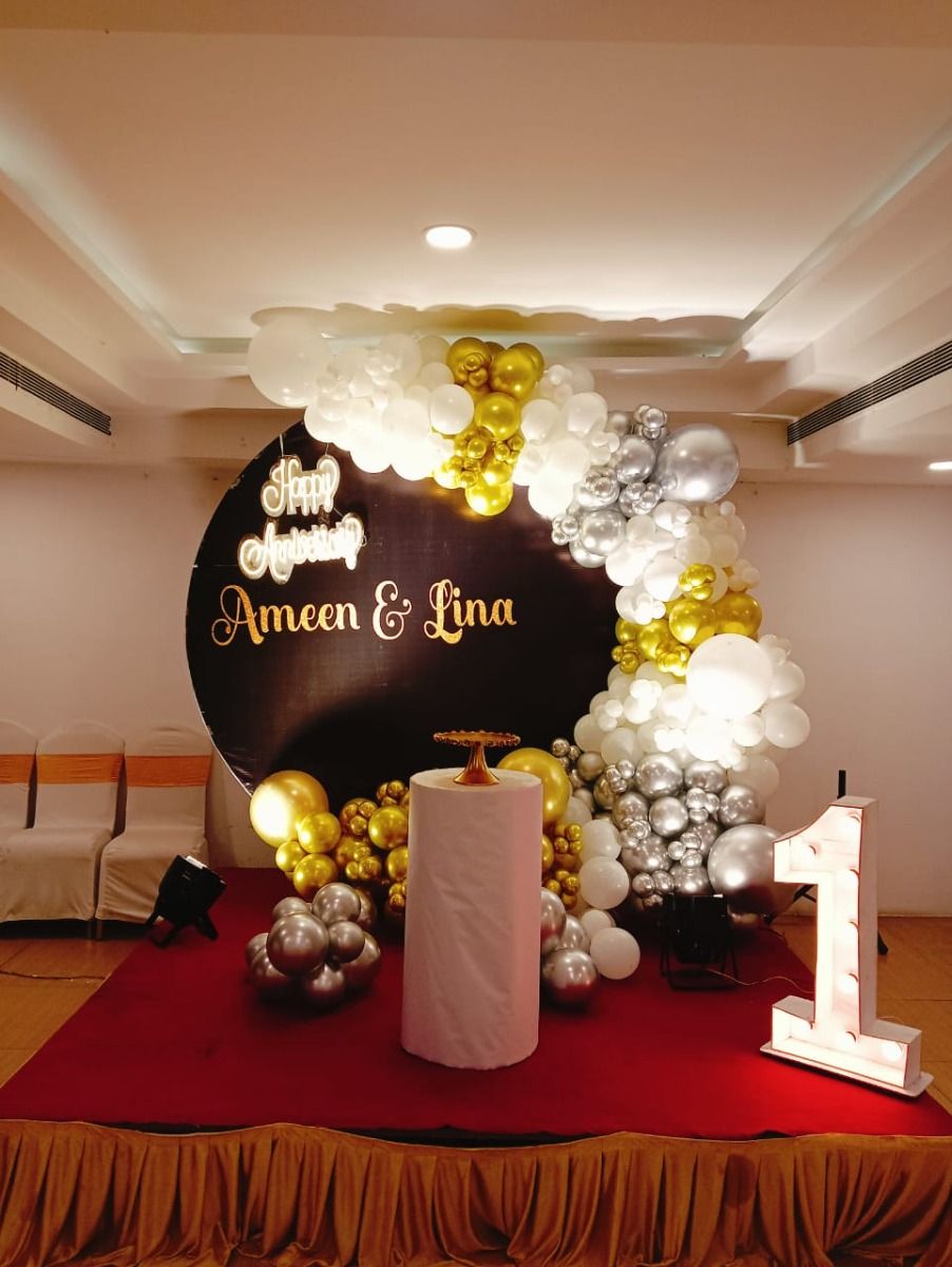 Dazzling Anniversary Celebration Backdrop
