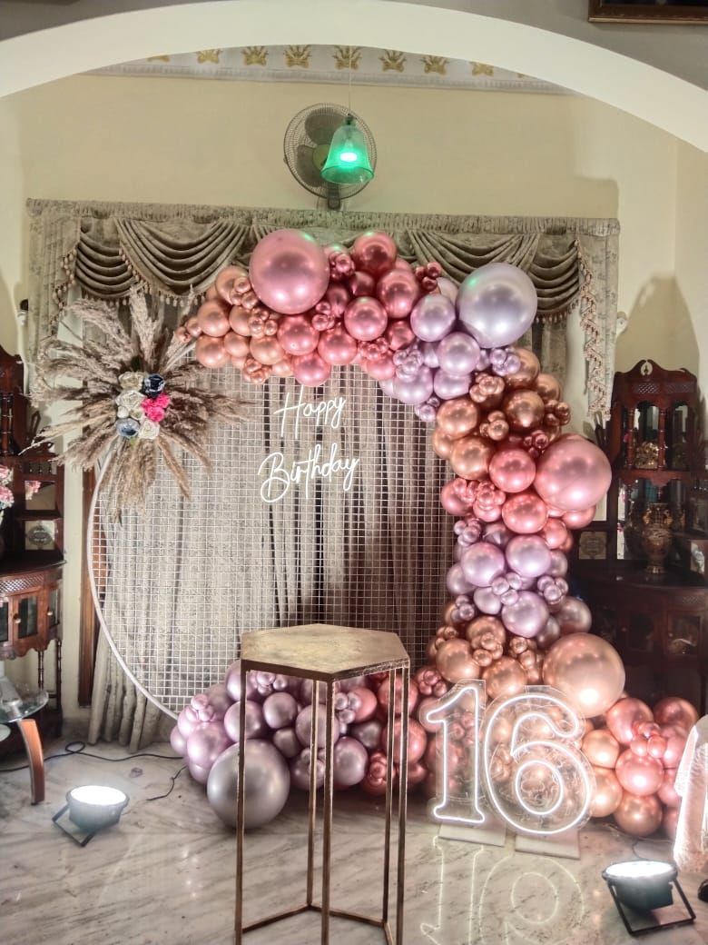 Glamorous Sweet Balloon Arch Decoration