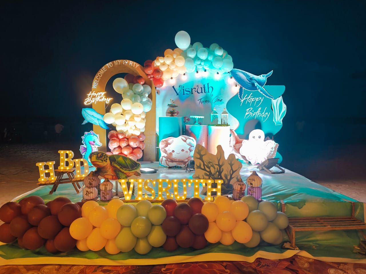 Beneath the Waves Birthday Decor