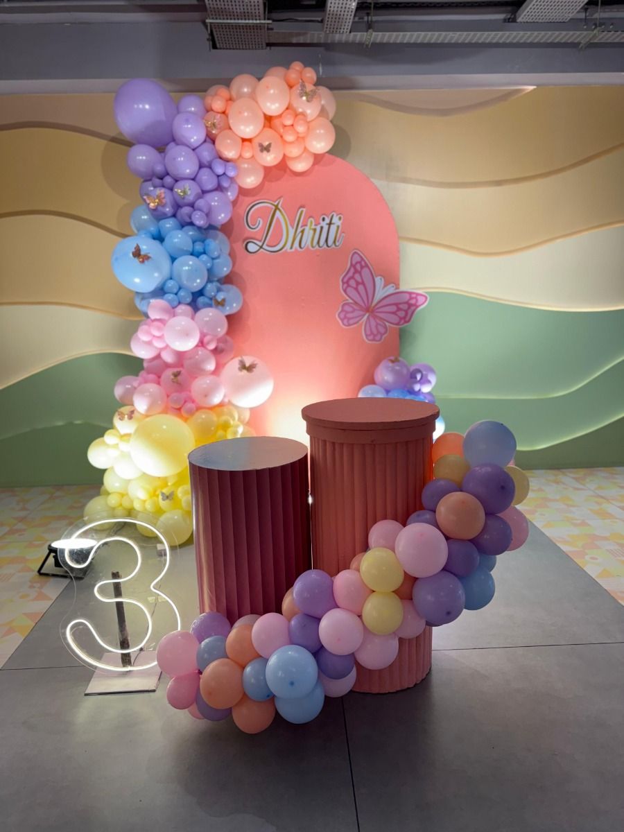 Enchanting Butterfly Theme Birthday Decoration