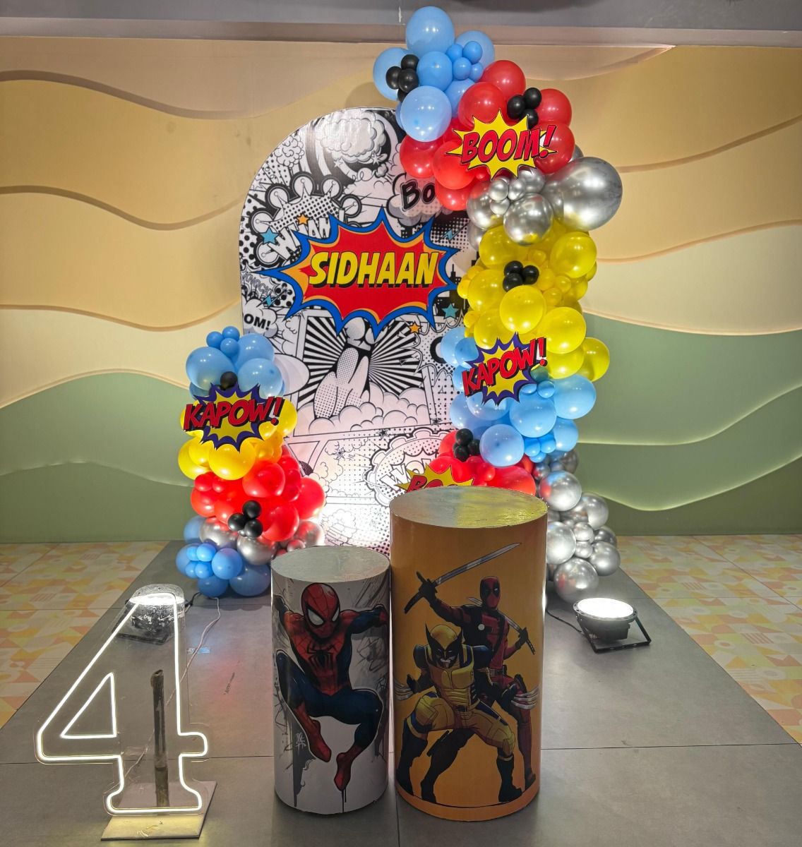 Marvelous Comic World Backdrop