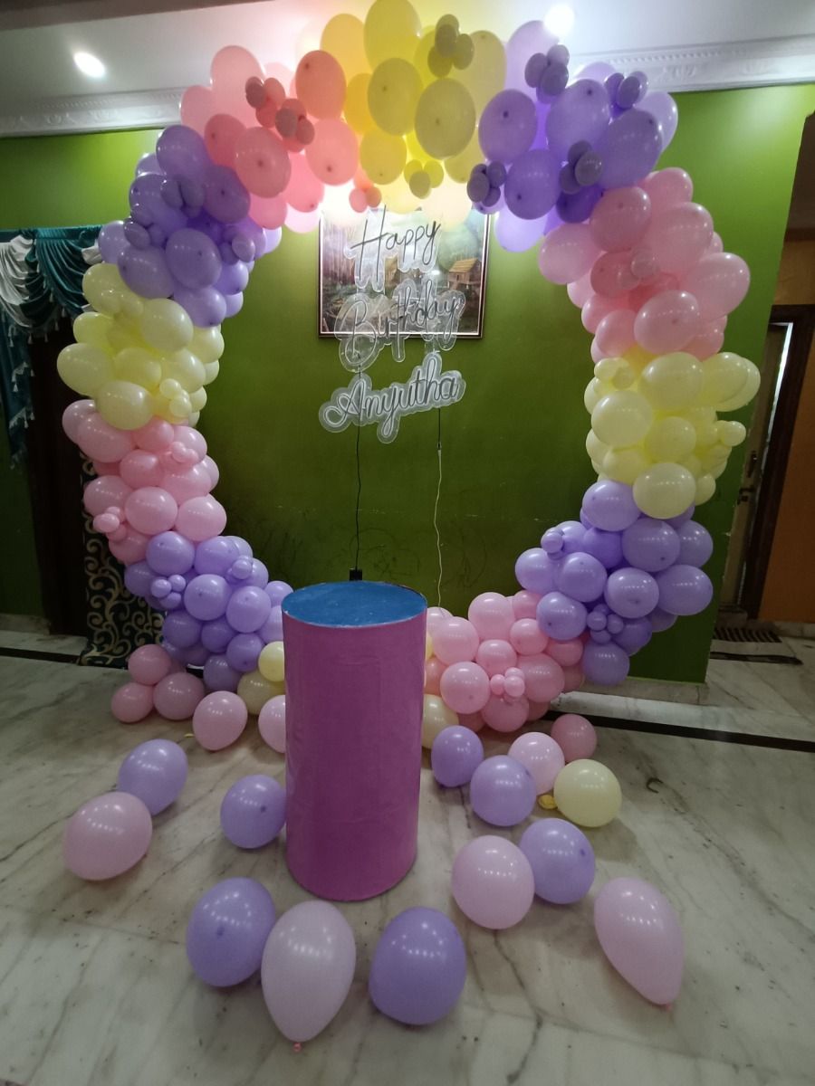 Balloon Garland Frame Decoration