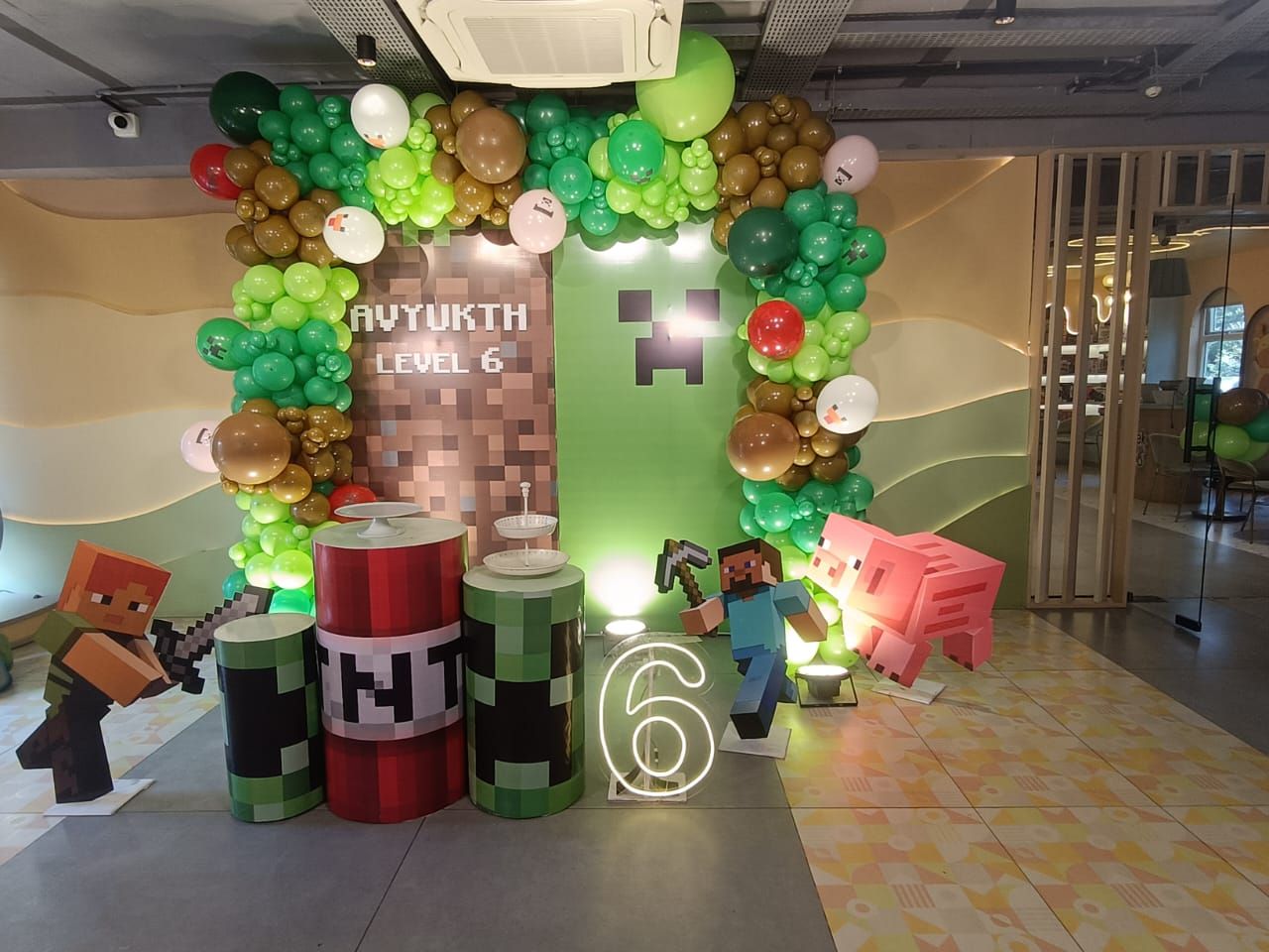 Pixelated Party Decoration
