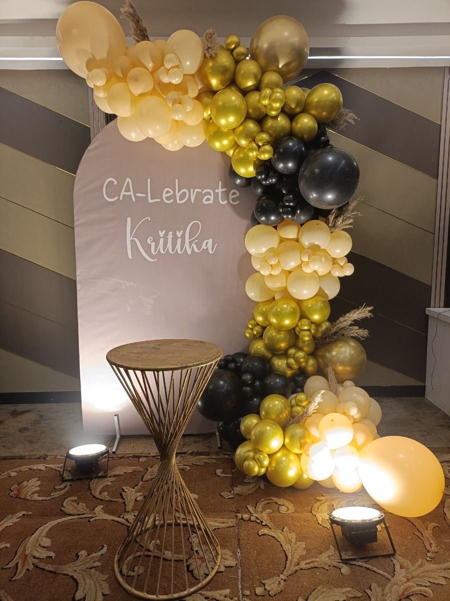 Elegant Balloon Arch Setup for Celebration