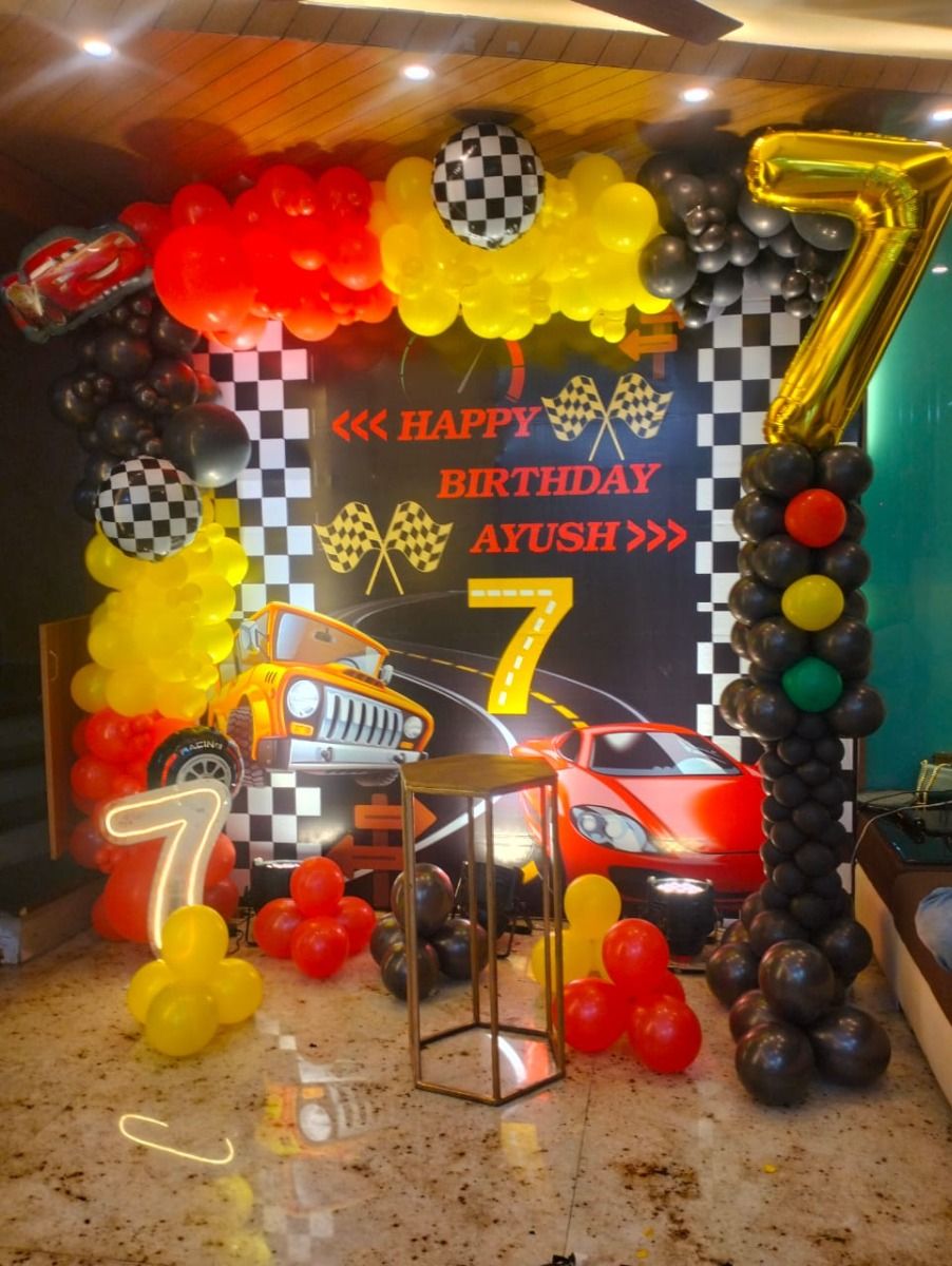 Checkered Flag Birthday Zone