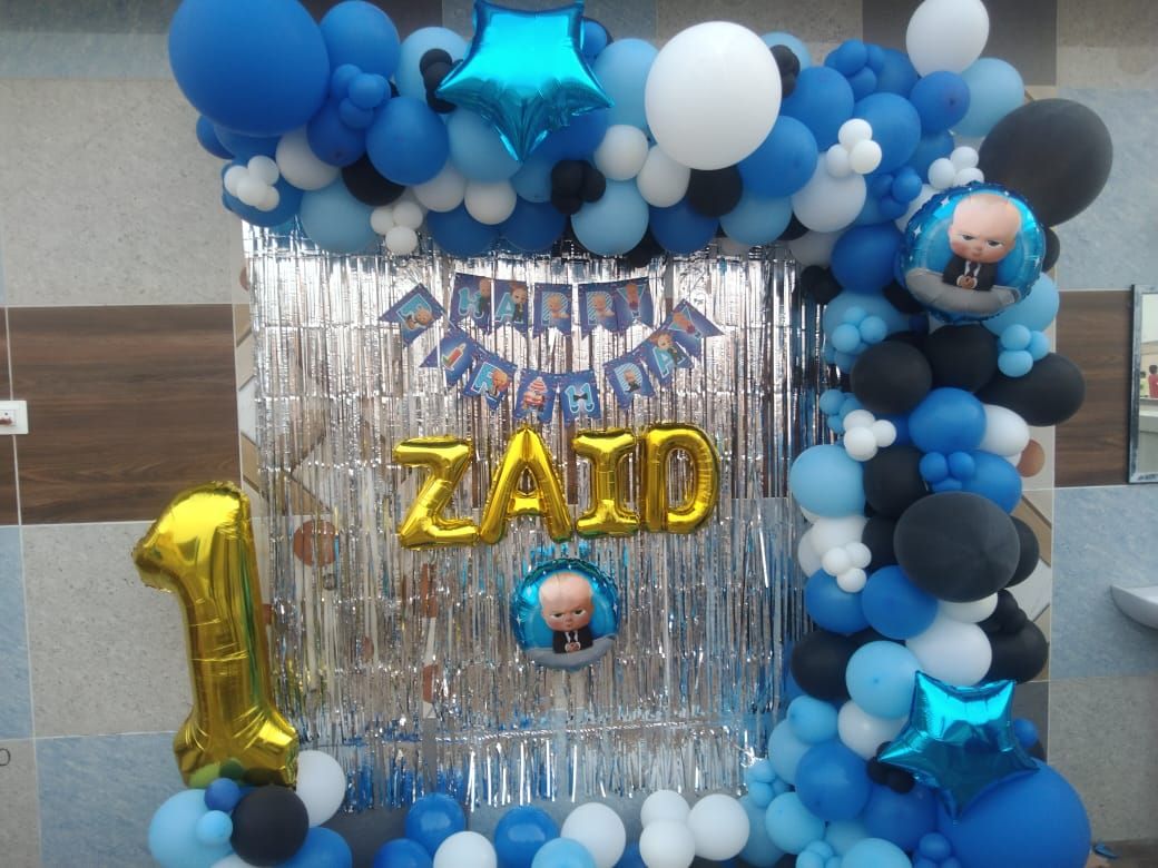 Boss Baby Blue Bash Decoration