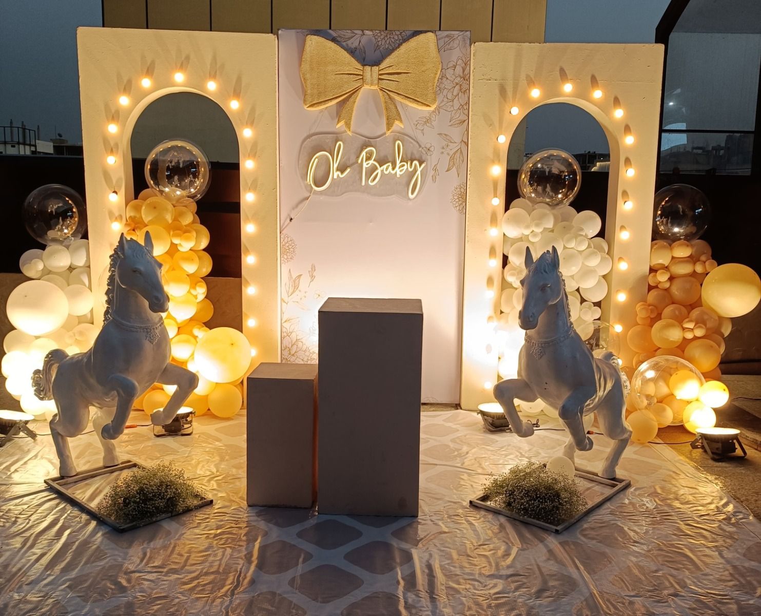 Royal Horse-Themed Baby Shower