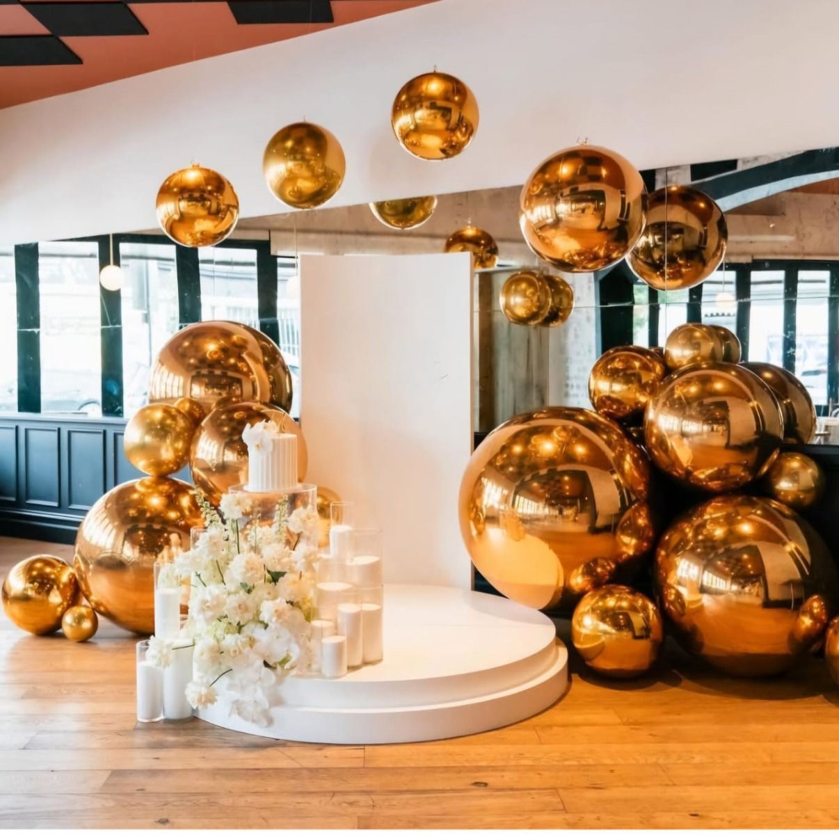 3 to 12 Feet Gold Balloon