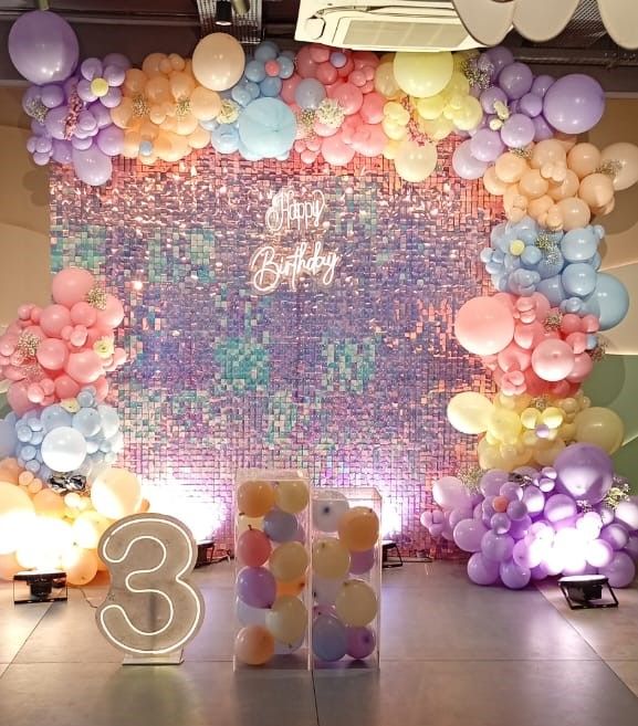Iridescent Balloonscape Display