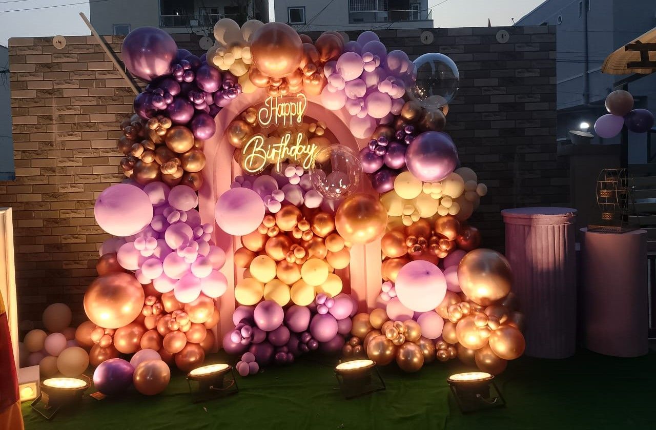Dusk Delight Balloon Setup