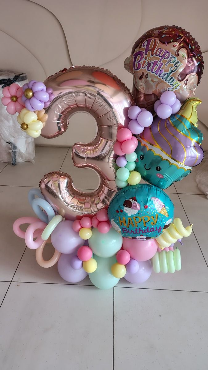 Candyland Birthday Balloon Bouquet