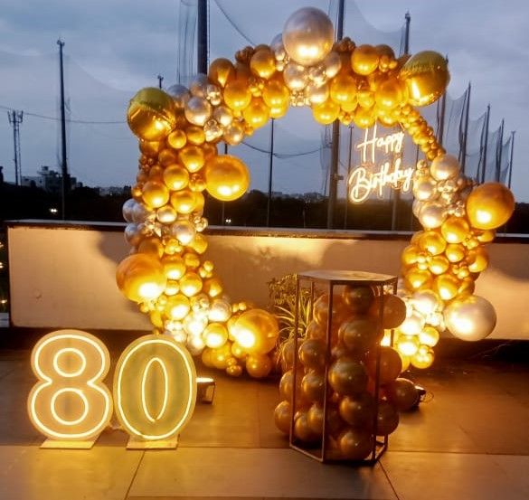 Golden Aura Birthday Theme