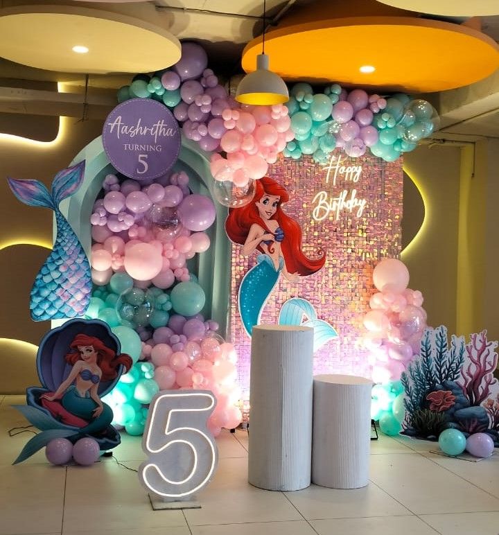 Ariel’s Magical Reef Birthday Setup