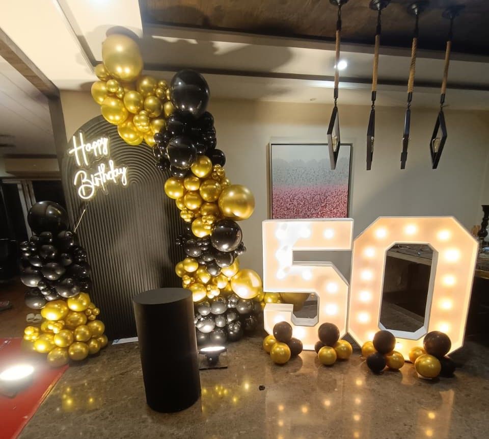 Ravishing 50th Birthday Decoration