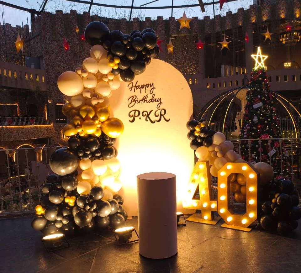 Striking Starlit Noir Celebration